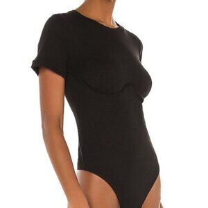 OW Intimates Thea Underwire Bodysuit Short Sleeve Knit